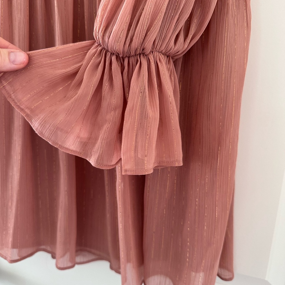 Zara Shiny Frilled Dress - Picture 6 of 13
